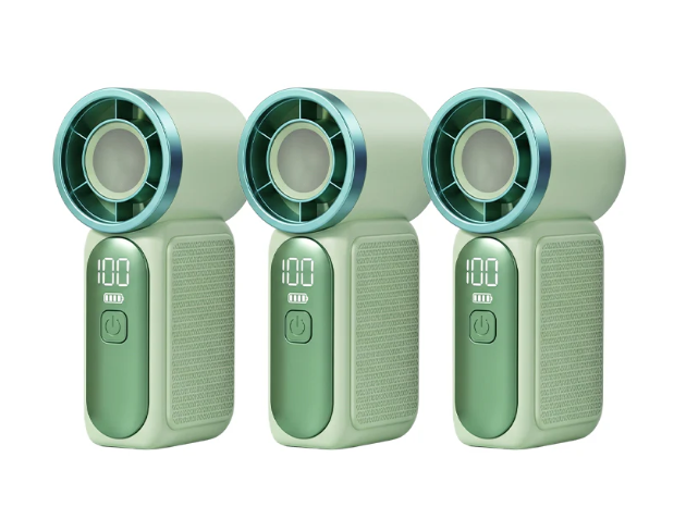 💨 Mini Handheld Fan with LED Display|  🧊6 speeds, 10.7 hours of cool| Weighs nothing – goes anywhere